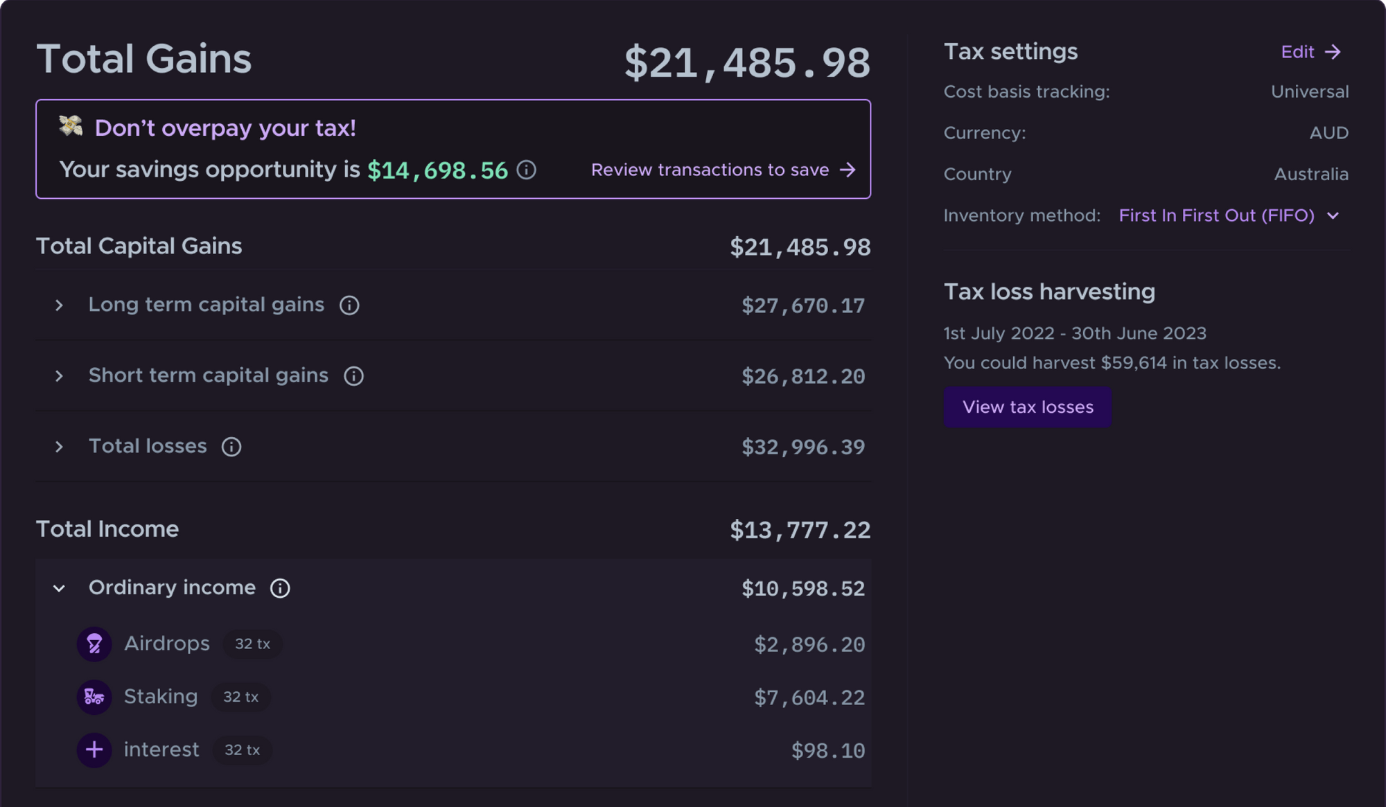 Crypto Tax Calculator | Official partners of Coinbase