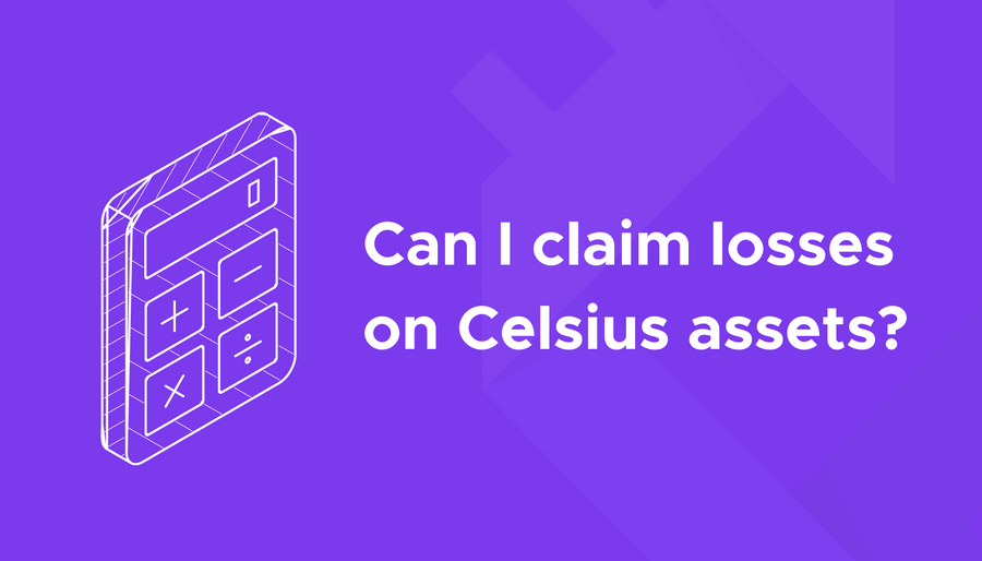 Can I claim losses on my Celsius assets?